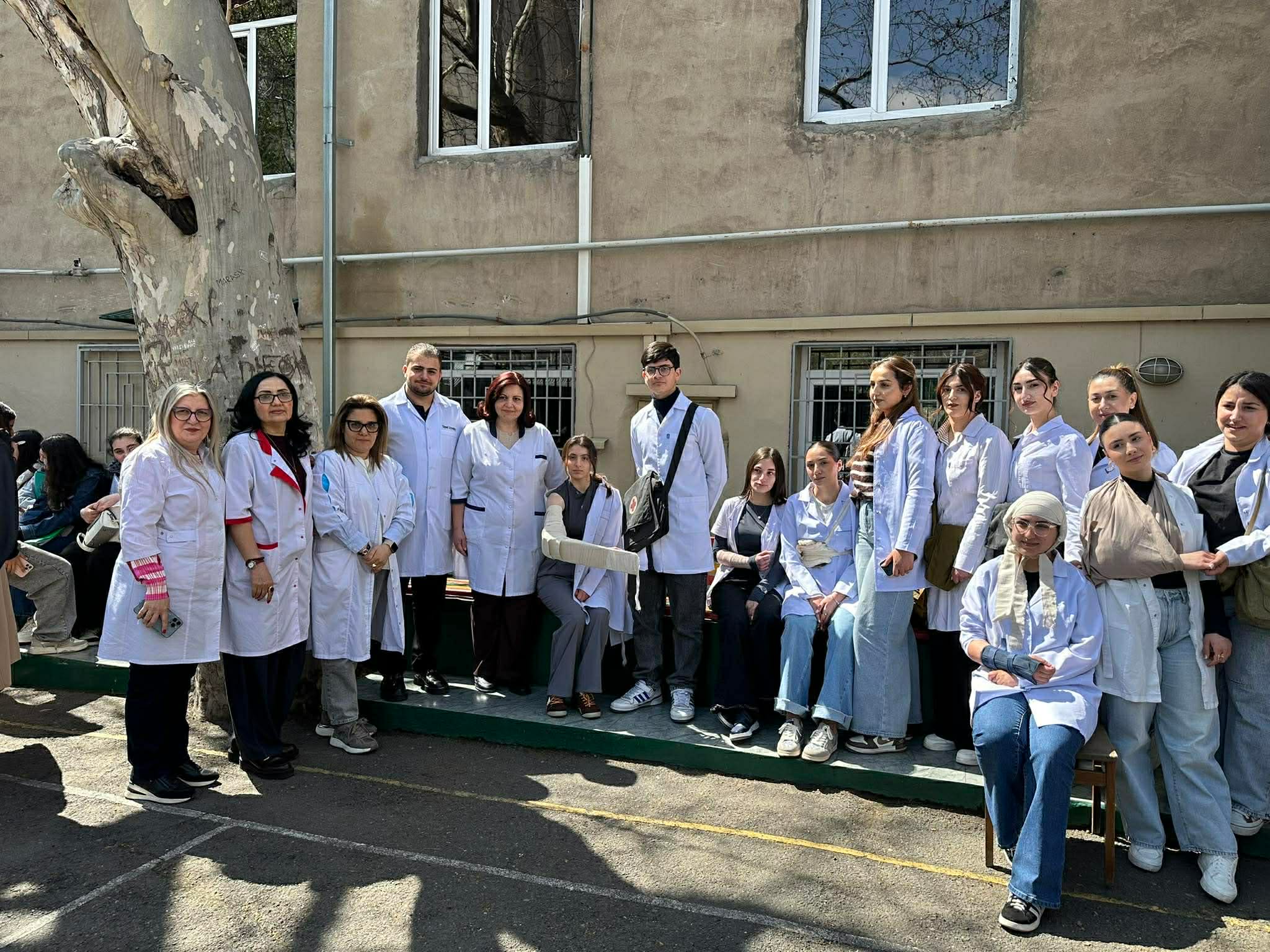 Հատուկ տակտիկական ուսումնավարժության անցկացում  Երևանի հենակետային պետական բժշկական քոլեջում